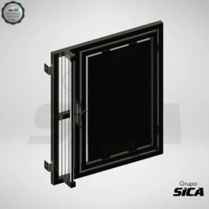 Porta Personalizada Para Canil de Alvenaria