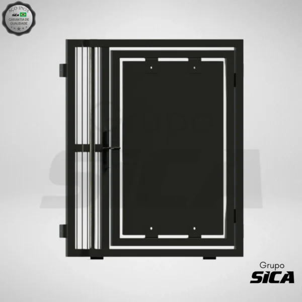 Porta Personalizada Para Canil de Alvenaria - Imagem 2