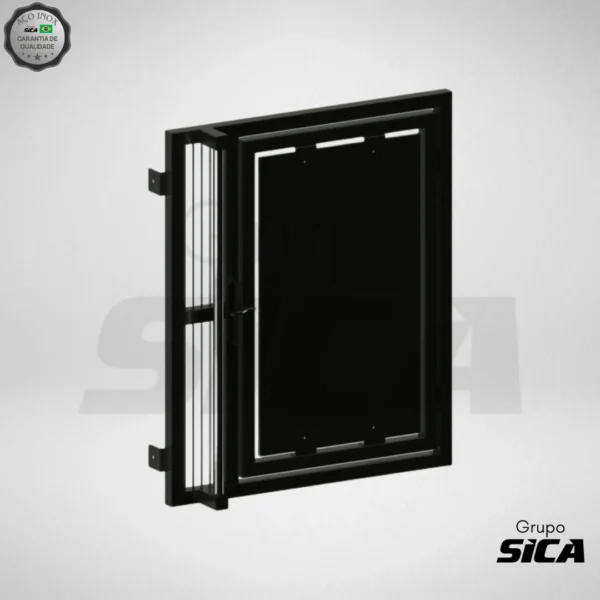 Porta Personalizada Para Canil de Alvenaria - Imagem 3