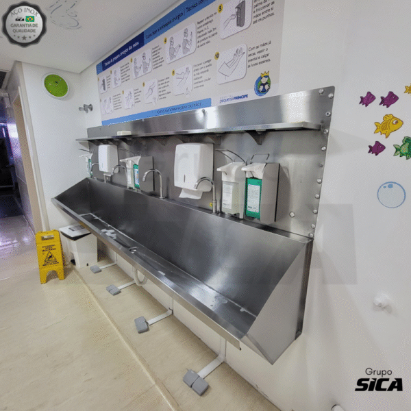 Lavatórios em Inox Sob Medida