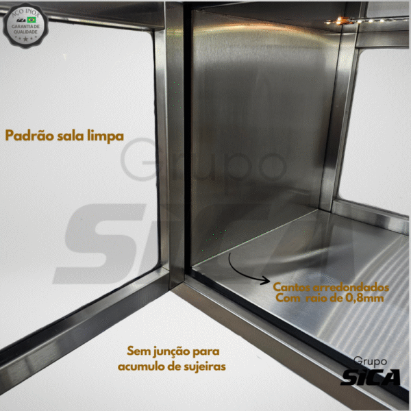Pass Through para Sala Limpa - Imagem 4