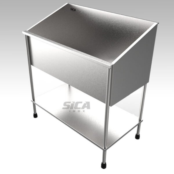 Banheira Pet Média em Inox (para 900 mm)