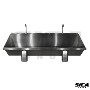 Lavabo quirúrgico con 2 grifos – 1800 mm