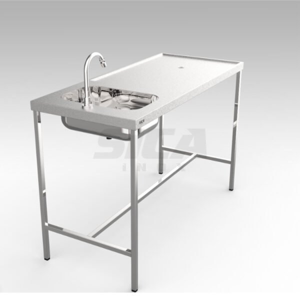 Mesa de Atendimento Veterinário com Pia - Imagem 11