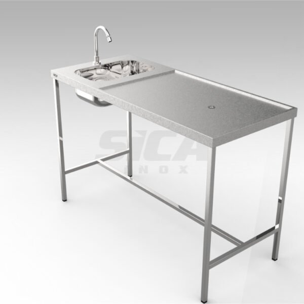Mesa de Atendimento Veterinário com Pia - Imagem 2