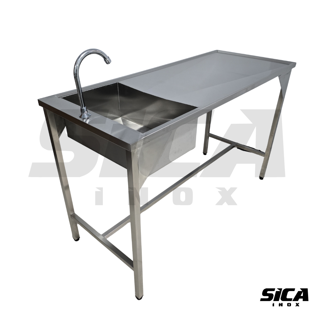 Mesa Calha em Inox - Imagem 12