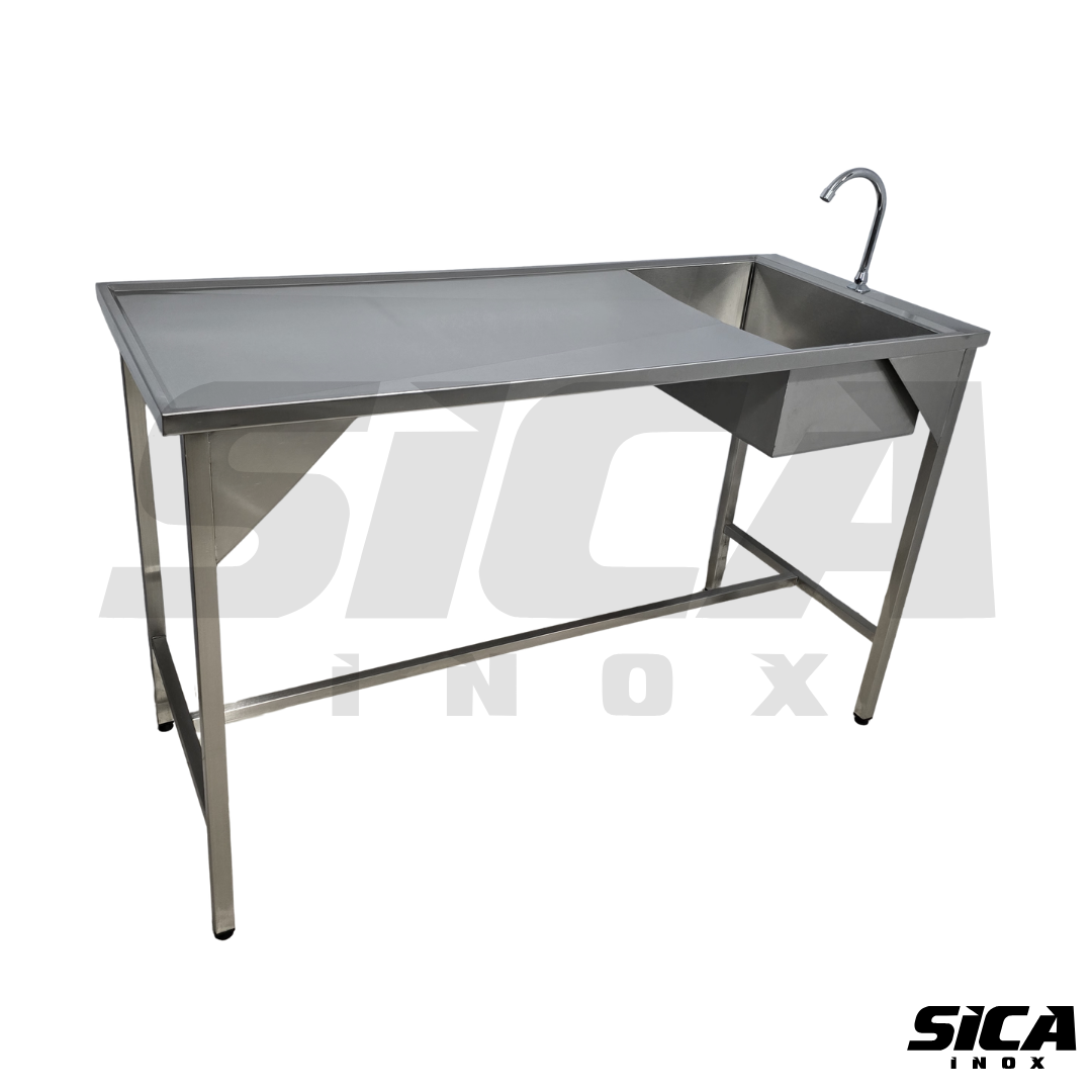 Mesa Calha em Inox - Imagem 10