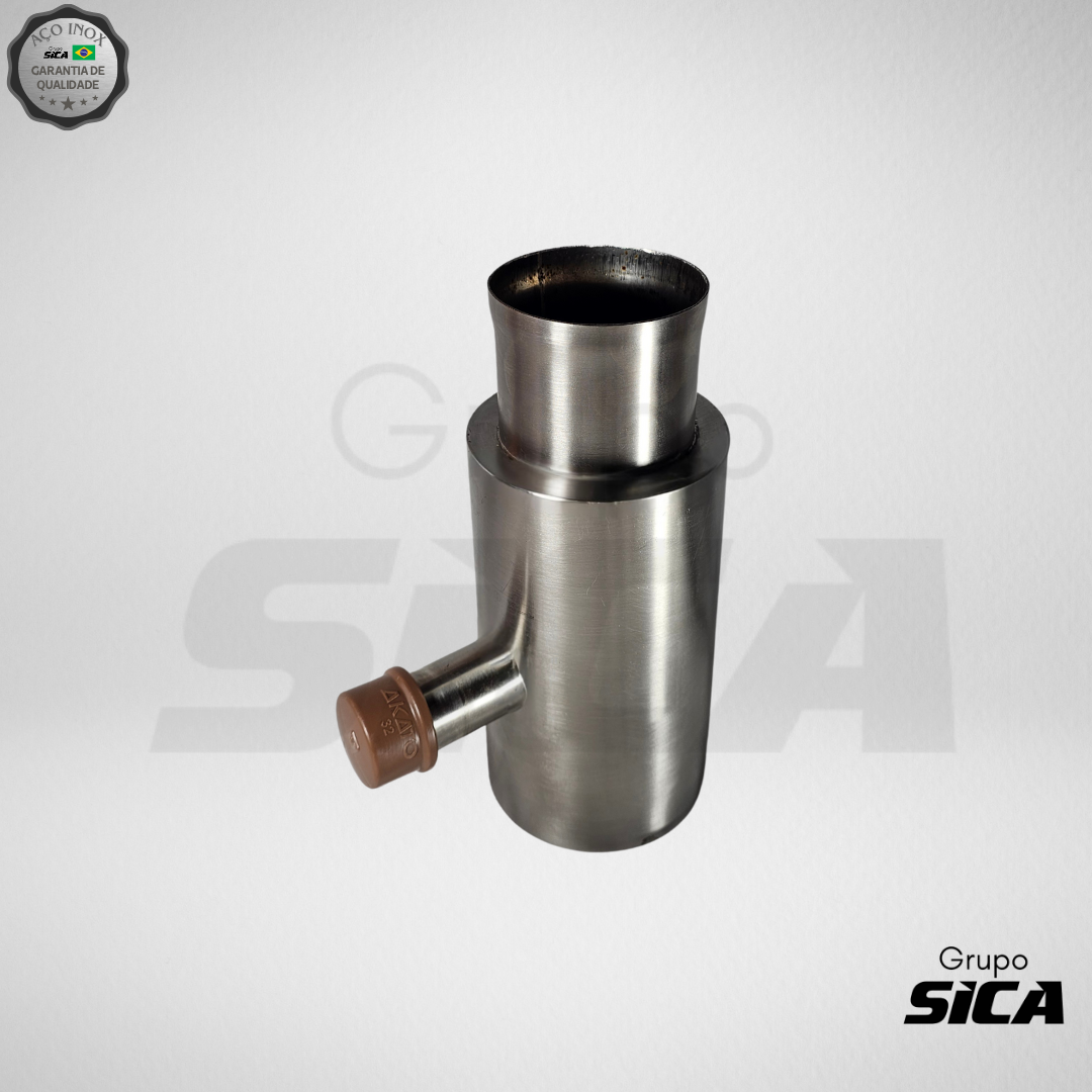 Sifão para Expurgo em Inox