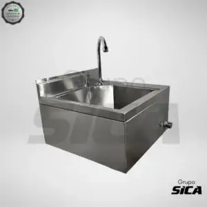 Pia de Assepsia em Inox com Torneira Automática