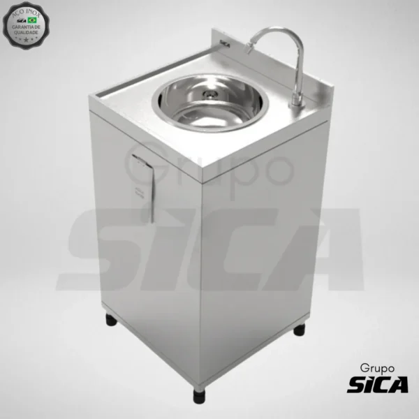 Lavatorio de Campanha em inox - Imagem 3