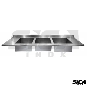 Bancada com 3 cuba sob medida