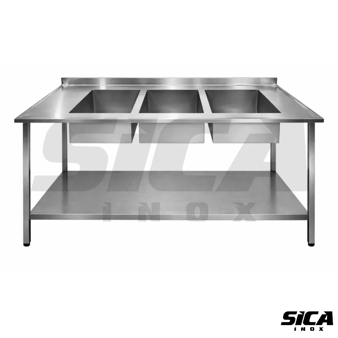 Bancada com 3 cuba sob medida - Imagem 3